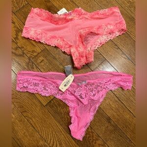 2 pair of Size S NEW Victoria’s Secret Panty and Thong